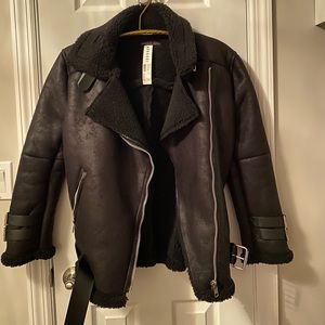 Brooklyn Karma Warm Moto Jacket NWT
